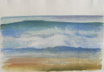 Tenger III 20x28 akvarell, papír